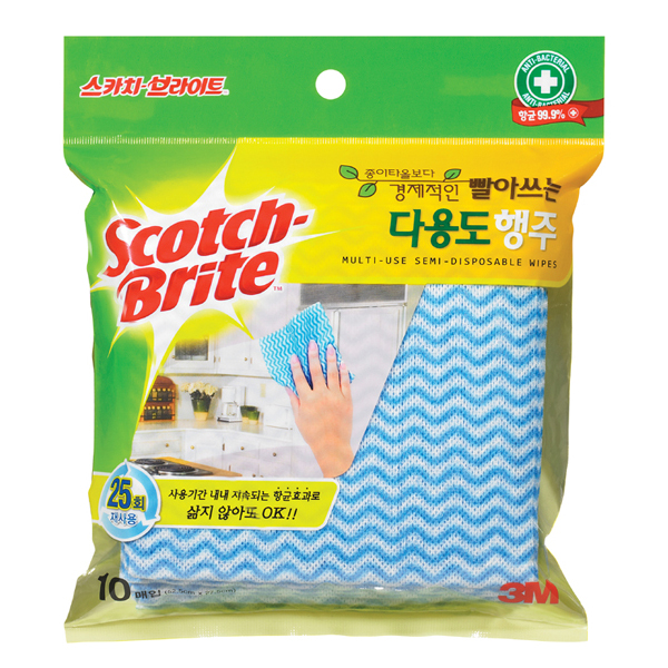 (8806080016168)3M 스카치브라이트 빨아쓰는 다회용 행주 10매