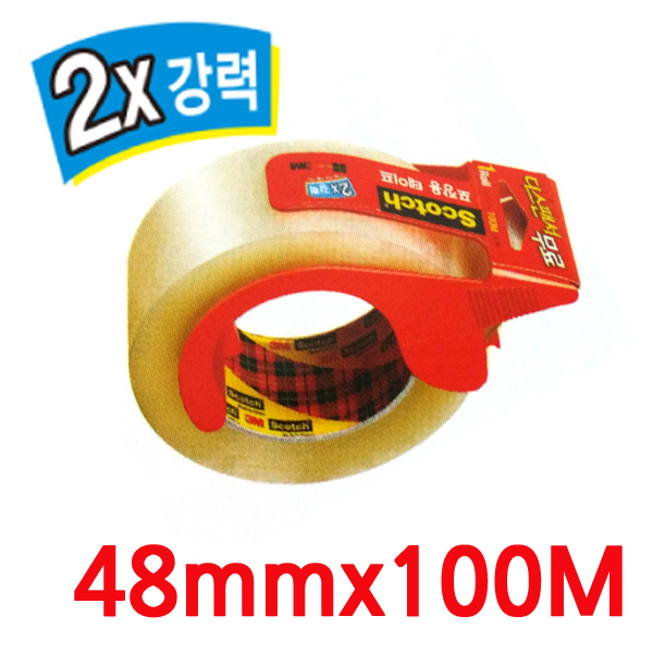 (8806080000051)3M 스카치 포장용테이프 3615 (48mmx100m) 투명+디스팬서 무료